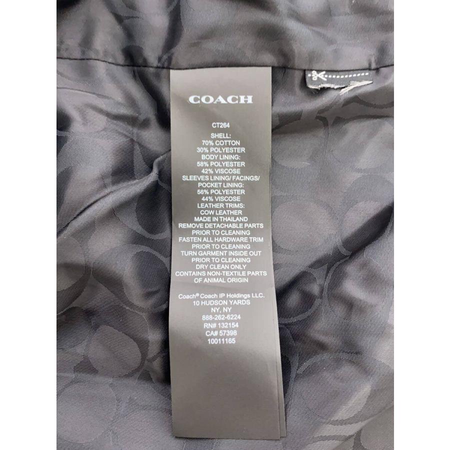 COACH◇コアトレンチ/トレンチコート/L/コットン/ベージュ/CT264