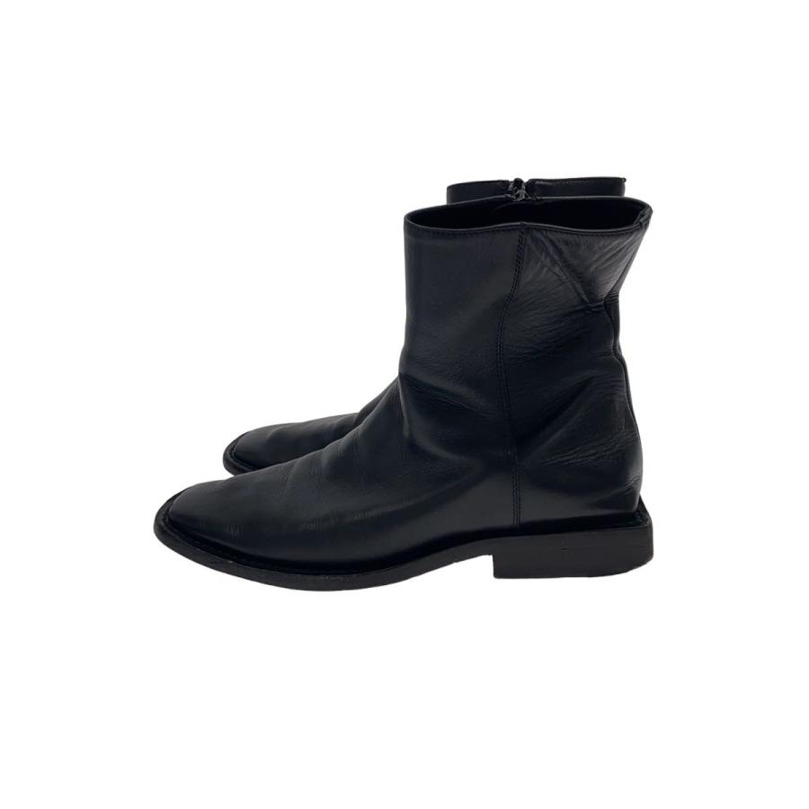 靴 BALENCIAGA side zip leather boots black BALENCIAGA◇BBLOGO SIDEZIP BOOTS/ブーツ/36.5/ブラック/レザー