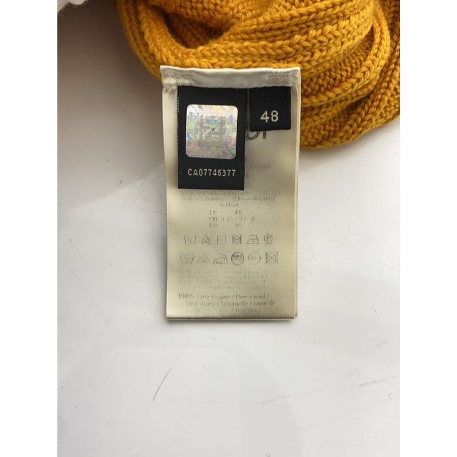 FENDI◆ニット・セーター(厚手)/48/コットン/ORN/無地/12CPF-21-549//