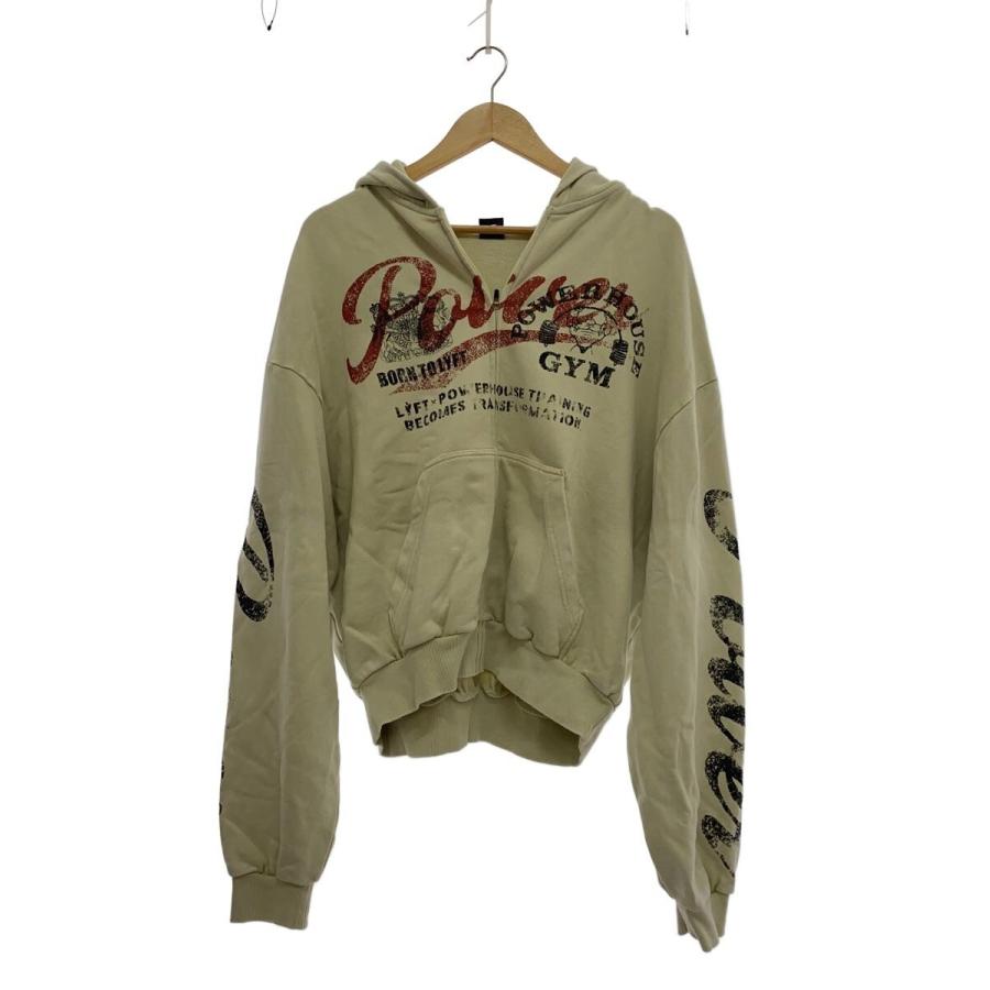 LYFT◇×POWER HOUSE GYM/Vintage Zip-Up Sweat Hoodie/S/コットン