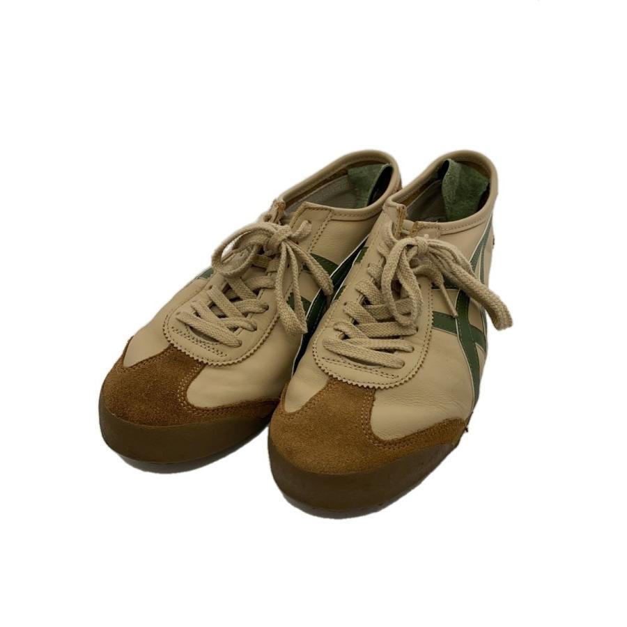Onitsuka Tiger スニーカー ベージュ グリーン Onitsuka Tiger◇MEXICO 66/ベージュ/グリーン/ローカットスニーカー
