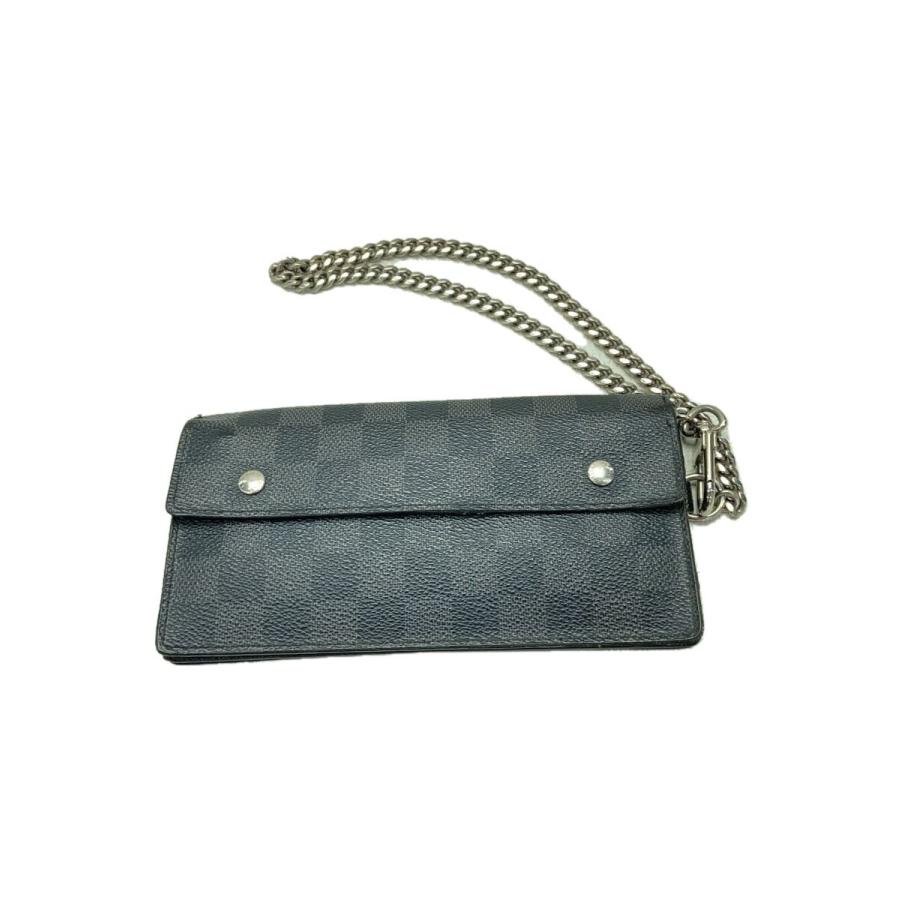 LOUIS VUITTON◇ポルト・フォイユ・アコルディオン_ダミエ・グラ 
