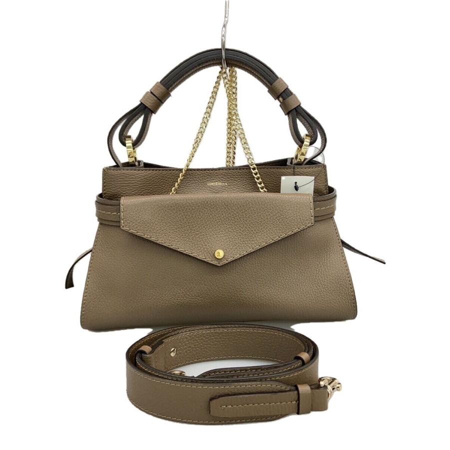 美品☆LORISTELLA /IENA レザーバッグ2wayショルダー付 LORISTELLA◇IENA別注/2WAYショルダーバッグ/ハンドバッグ/レザー