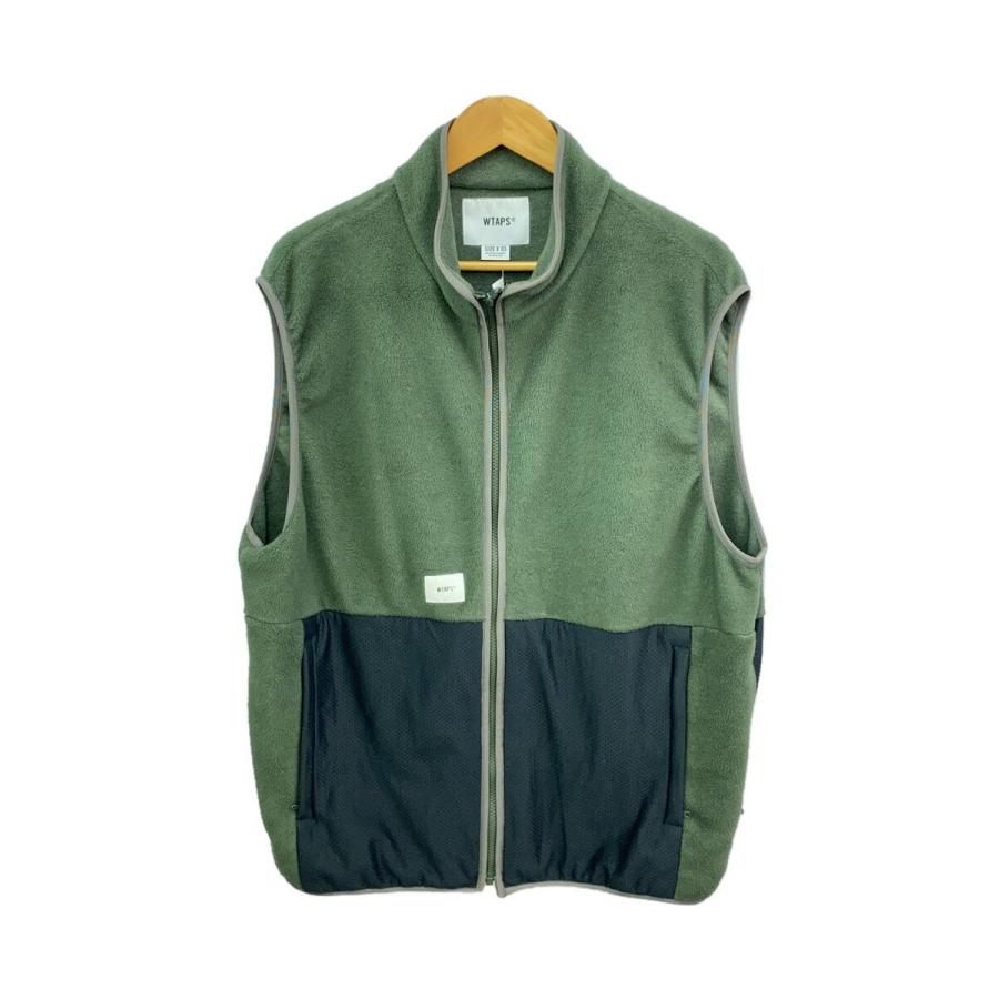 WTAPS◇フリースベスト/3/ポリエステル/KHK/212ATDT-CSM33 : セカンド