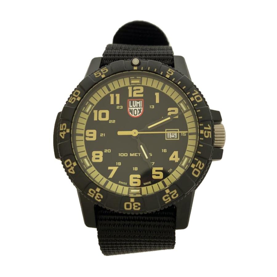 LUMINOX◇クォーツ腕時計/アナログ/ナイロン/BEG/BLK/カーボン/XS.0333