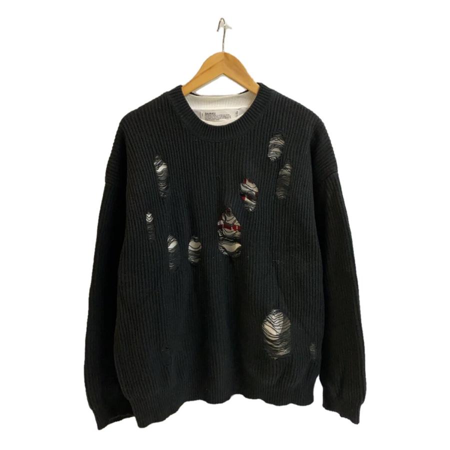 DAIRIKU 20AW ブラック ニットセーター