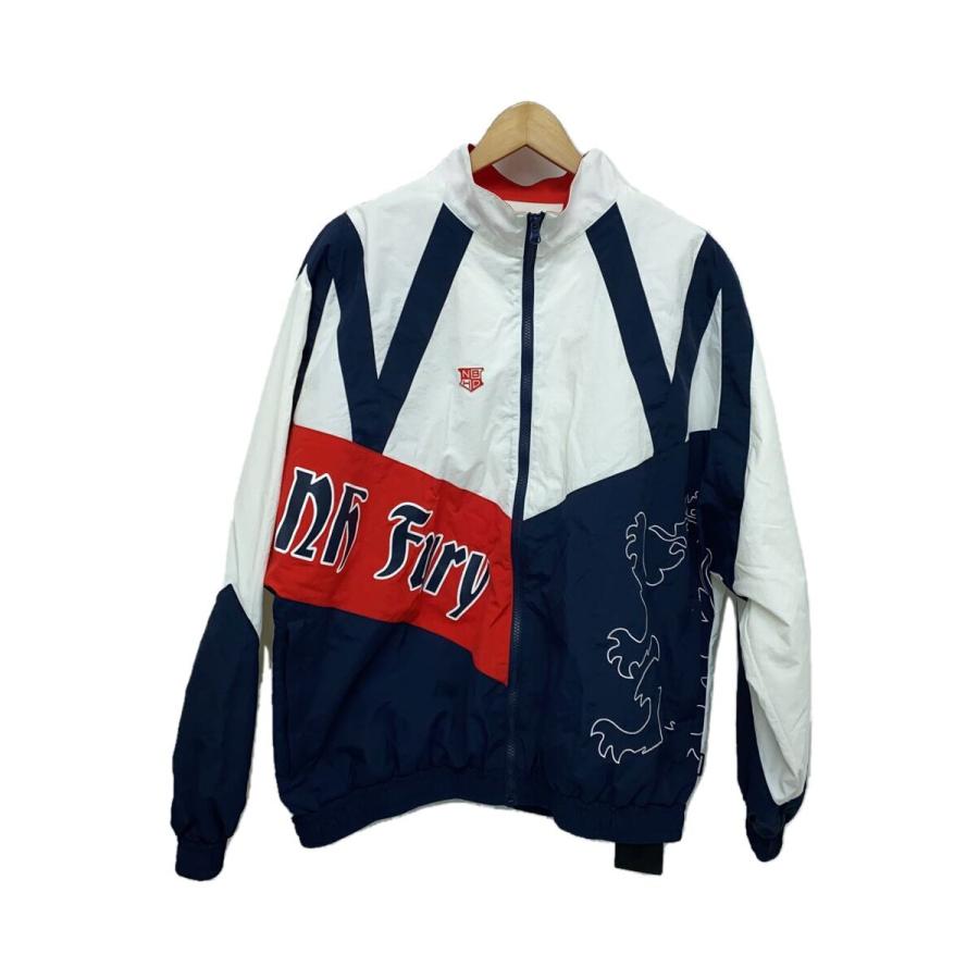 NEIGHBORHOOD◇ナイロンジャケット/L/ナイロン/WHT/プリント/242TSNH