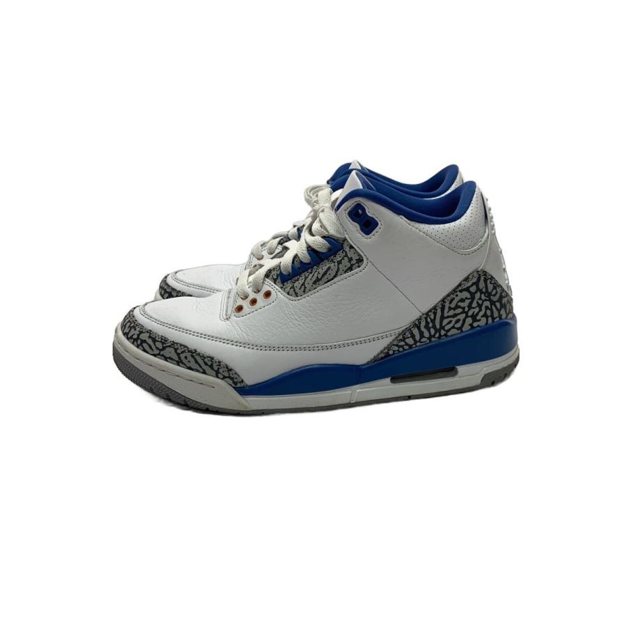 NIKE◇AIR JORDAN 3 RETRO_エアジョーダン レトロ/25cm/WHT : セカンド