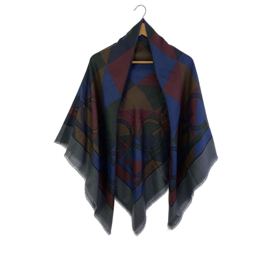 美品 グッチ ショール ストール パステルカラーストライプ レディース GUCCI - 美品 グッチ ショール ストール パステルカラーストライプ