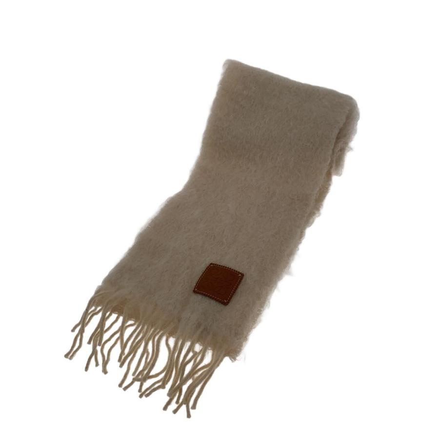 LOEWE モヘア混紡マフラー クリーム色 楽天市場】LOEWE ロエベ Mohair WoolStrip Scarf ストライプ モヘア