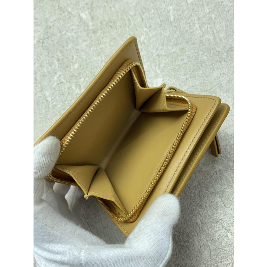 LOEWE◇2つ折り財布/レザー/BEG/レディース/パズルコンパクト LOEWE◇2つ折り財布/レザー/BEG/レディース/パズルコンパクト
