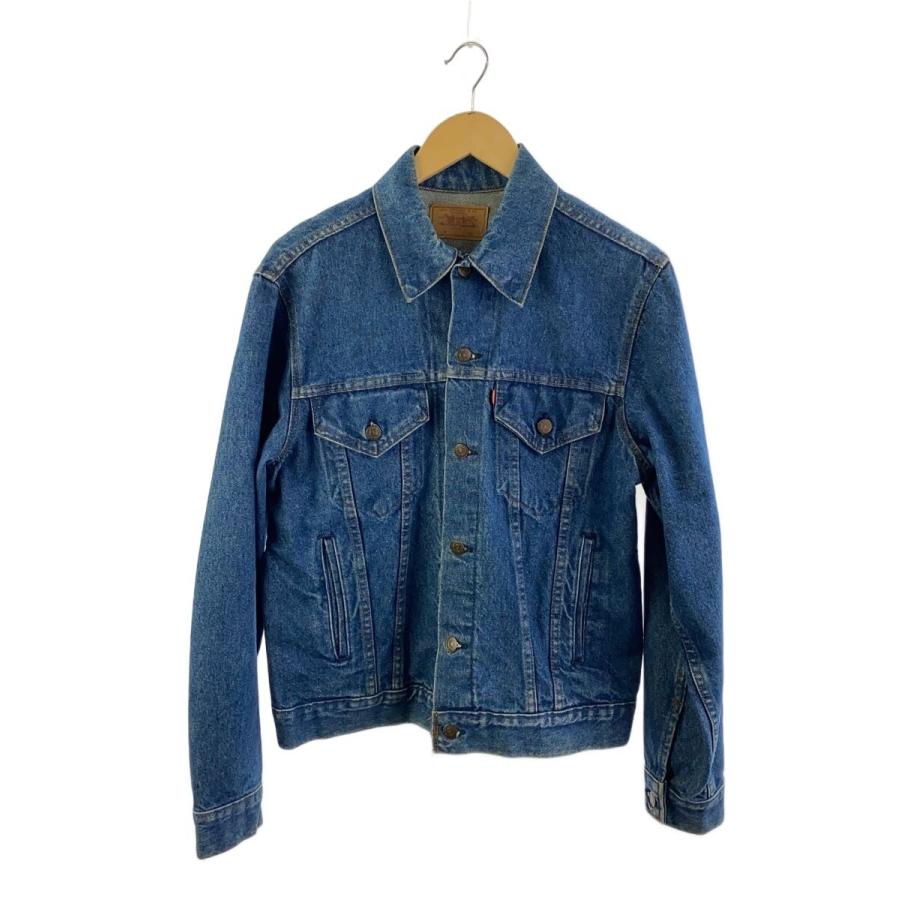 Levi's◇トラッカージャケット/Gジャン/40/USA製/銅ボタン/ボタン裏527