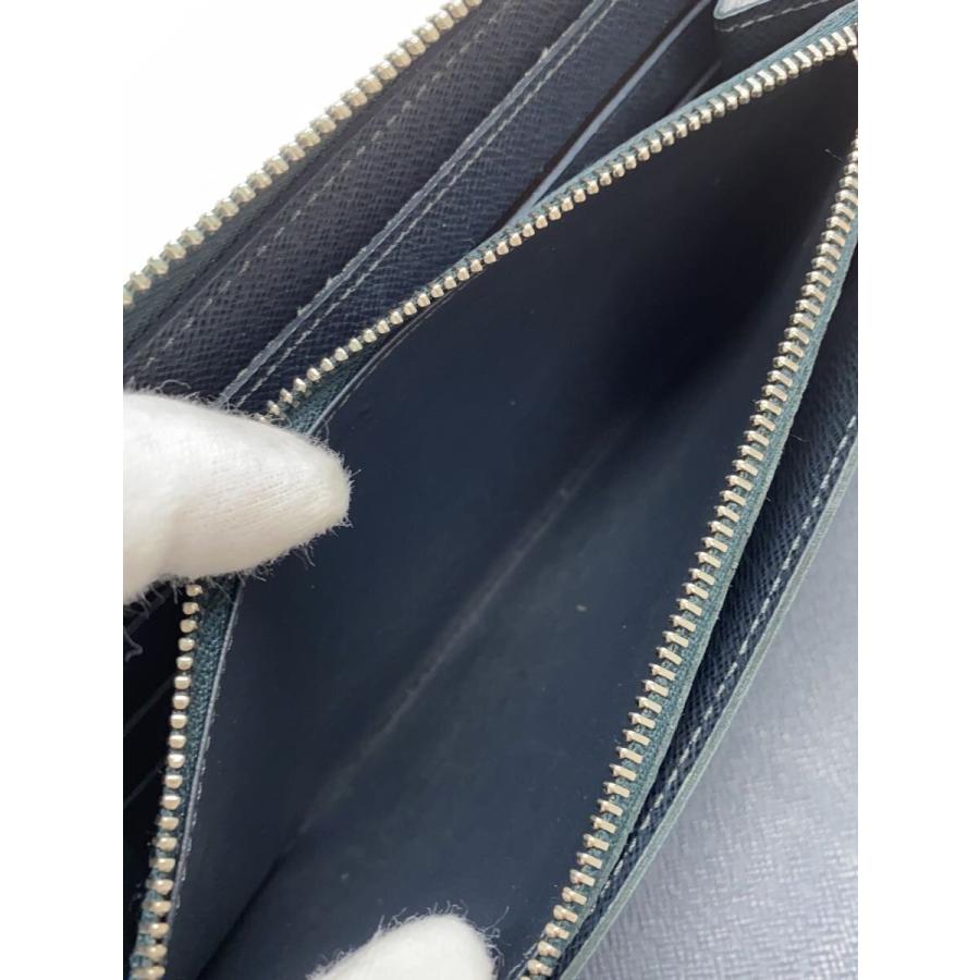 LOUIS VUITTON◇ジッピー・オーガナイザー_エピ_NVY/レザー/BLK LOUIS VUITTON◇ジッピー・オーガナイザー_エピ_NVY/レザー/BLK