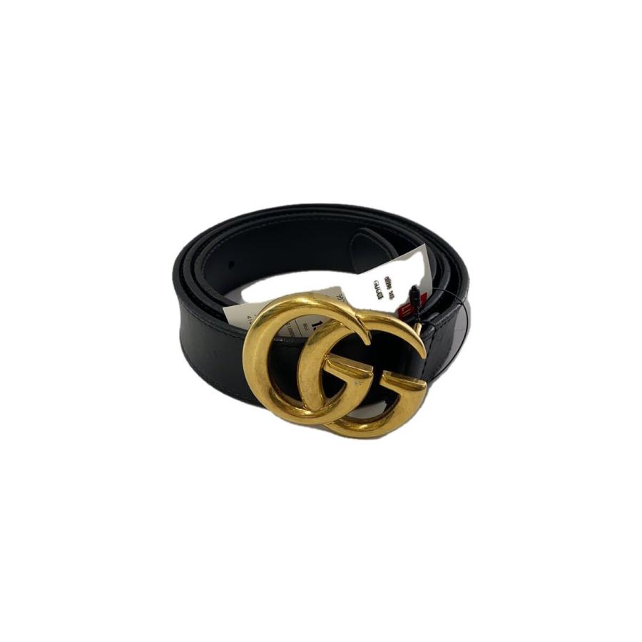 GUCCI◇ベルト/レザー/BLK/無地/メンズ/414516 : セカンドストリート
