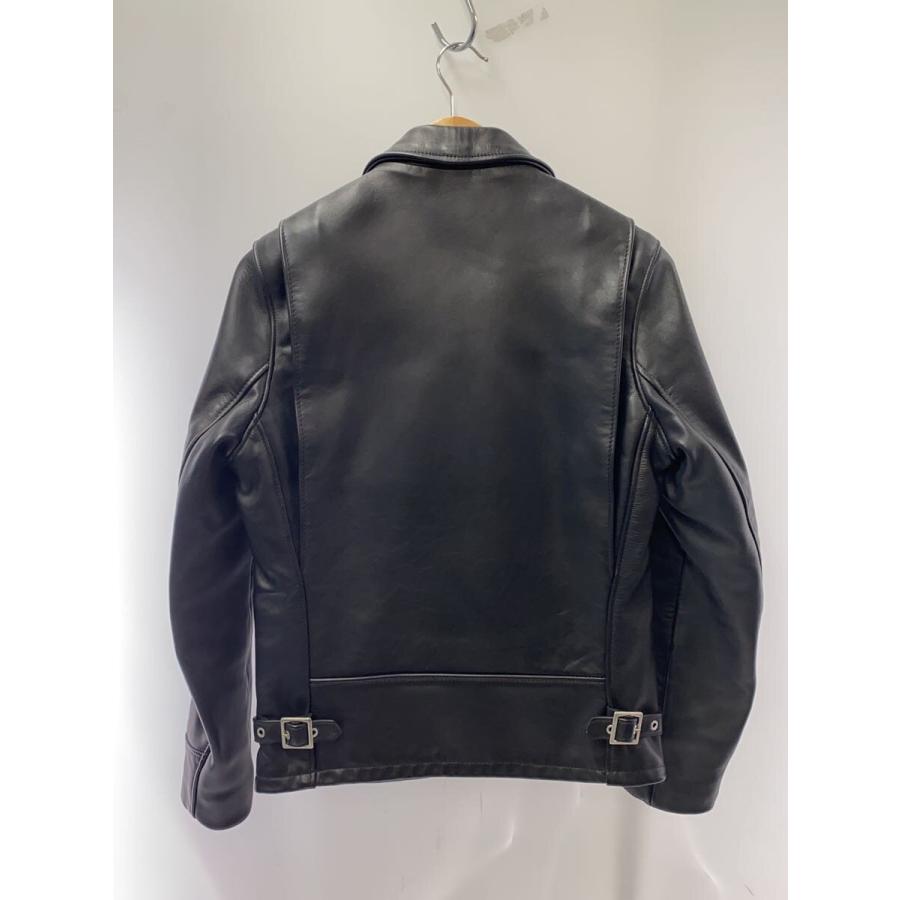 Schott ブラック レザー ジャケット サイズ34 Schott◇TRUCKER JACKET/レザージャケット・ブルゾン/34/牛革/BLK