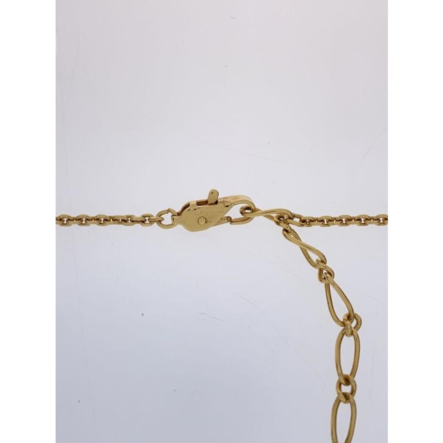 YVES SAINT LAURENT◆ネックレス/メッキ/ジルコニア/GLD/トップ有/レディース/80s/若干塗装ハゲ有_2