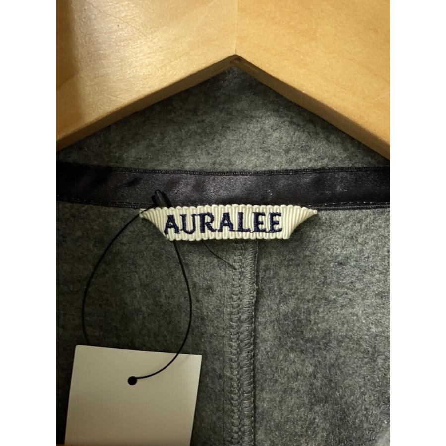 AURALEE◆フリースジャケット/5/シルク/GRY/a25ap02sf/PURE SILK COMFORT FLEECE HALFの画像