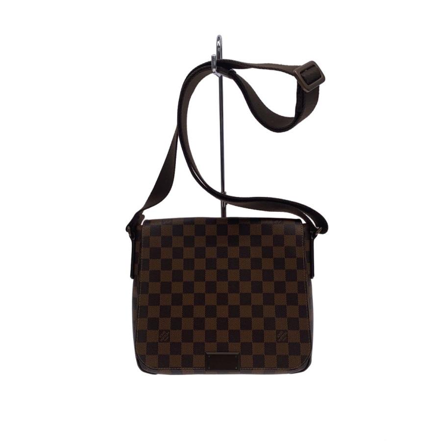 【極美品】ルイヴィトン ディストリクトPM ダミエ エベヌ N41213 LOUIS VUITTON◇1)ディストリクトPM_ダミエ・エベヌ/PVC/BRW