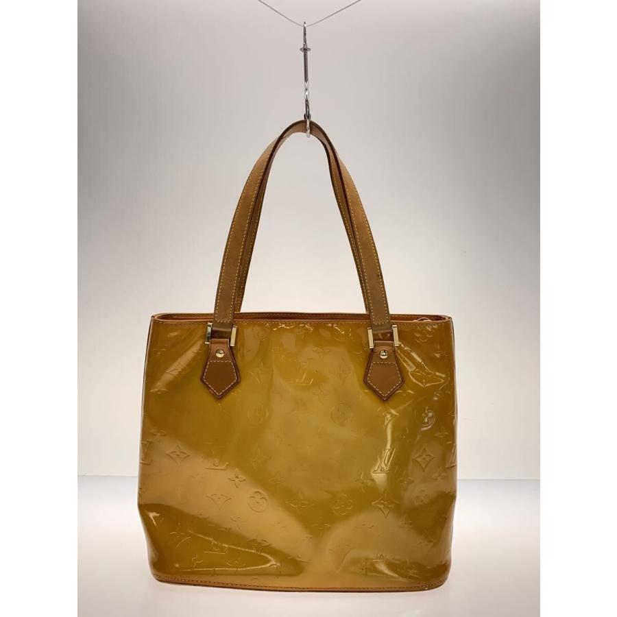 Louis Vuitton イエロー　エナメル ボストンバッグ　ヴェルニ LOUIS VUITTON◇ヒューストン_モノグラム・ヴェルニ/エナメル/ORN