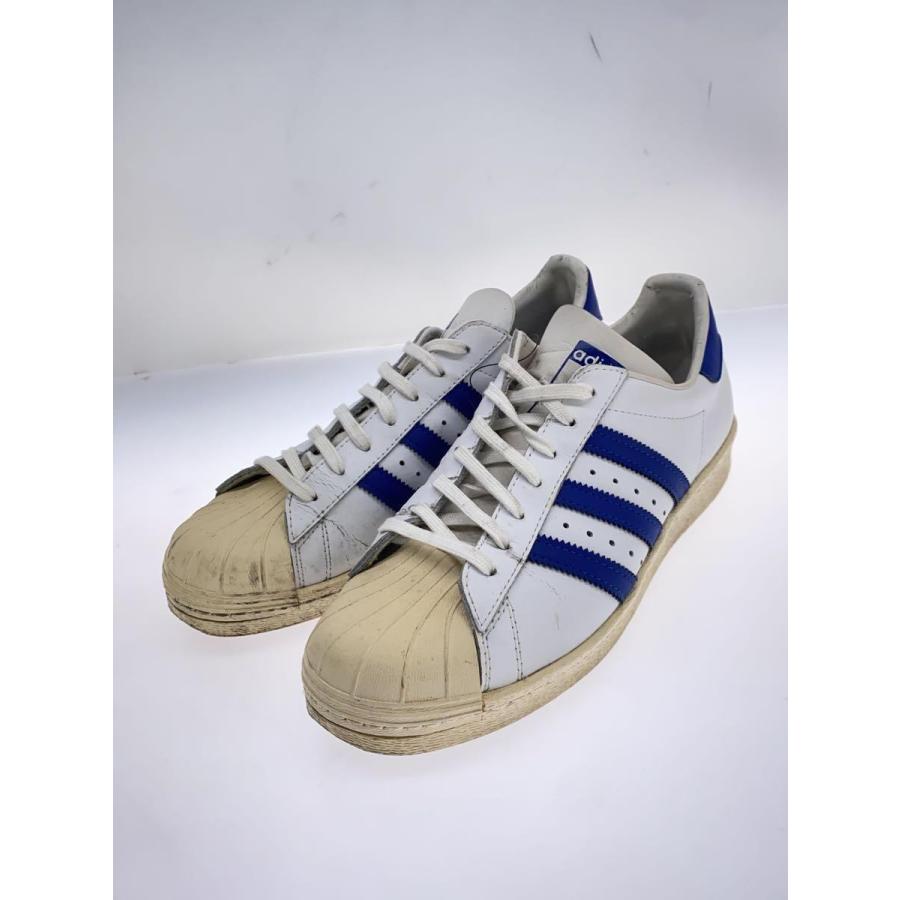 adidas◆SUPER STAR 80s BY/ローカットスニーカー/26cm/ブル-/レザー/Q21901｜ssol-shopping｜02