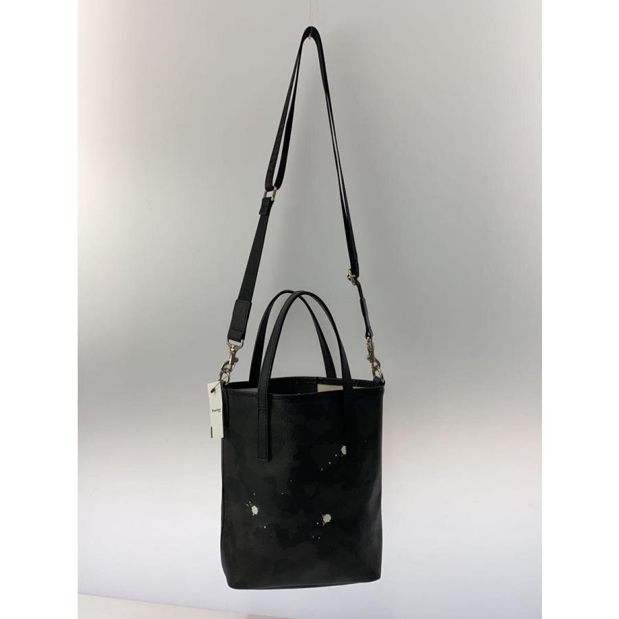 【美品　ブラック　カモ　Gentil Bandit　ペイント　ショルダーバッグ】 Gentil Bandit◇ショルダーバッグ/PVC/BLK/カモフラージュ/ペイント