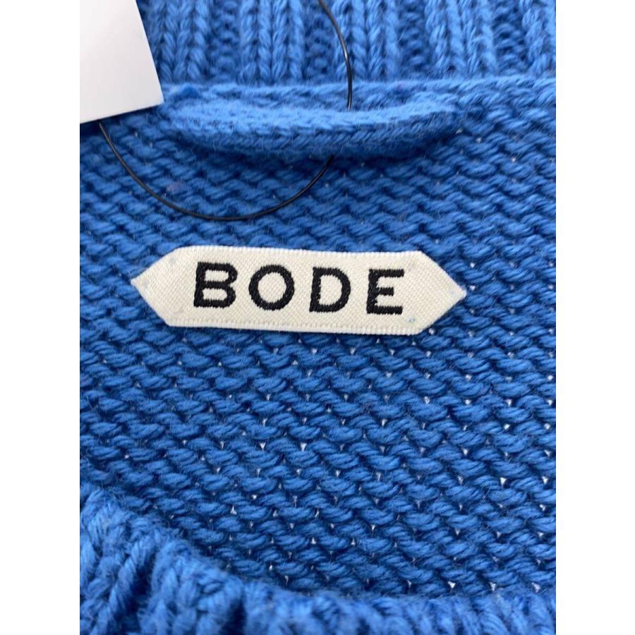 BODE◇ニット・セーター(薄手)/L/コットン/BLU/MRS25KT011 