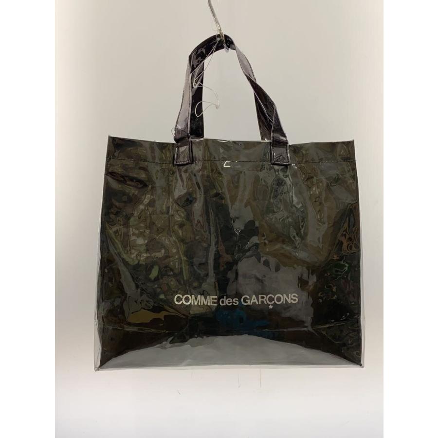 COMME des GARCONS◇トートバッグ/PVC/BLK/GO-K 201 : セカンド
