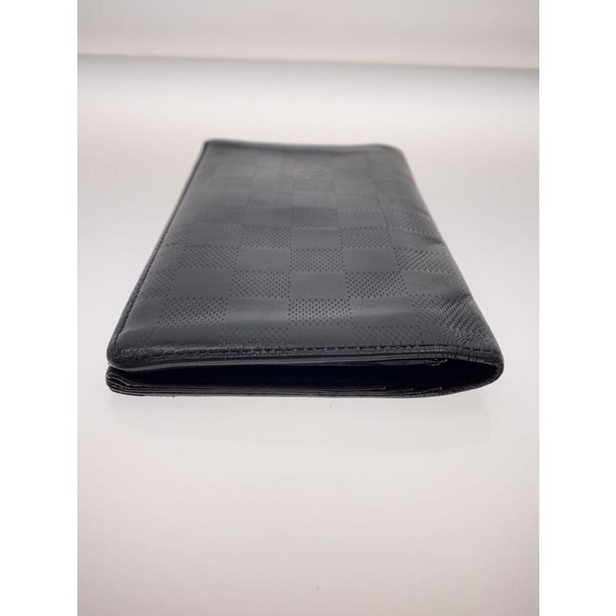 LOUIS VUITTON◇ポルト・フォイユ・ブラザ_ダミエ・アンフィニ/長財布