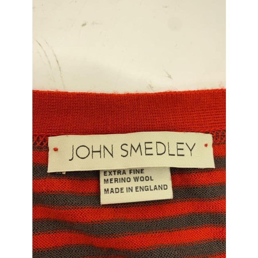 JOHN SMEDLEY◆カーディガン(薄手)/--/ウール/RED/CA09735｜ssol-shopping｜03