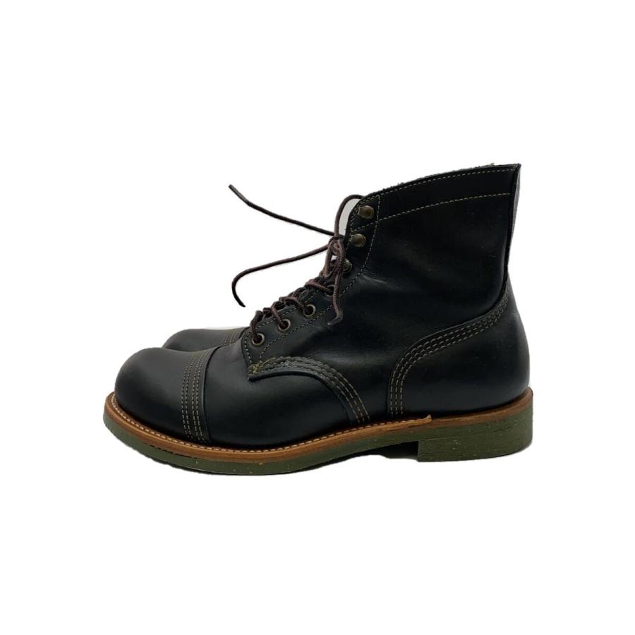 RED WING◇Iron Ranger/ブーツ/US8/BLK/レザー/4331// : セカンド