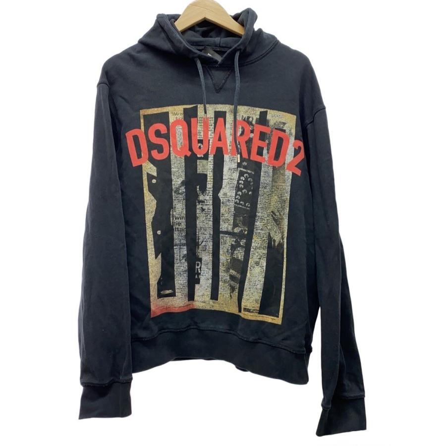 DSQUARED2◇パーカー/XL/コットン/BLK/S71GU0168 : セカンドストリート 