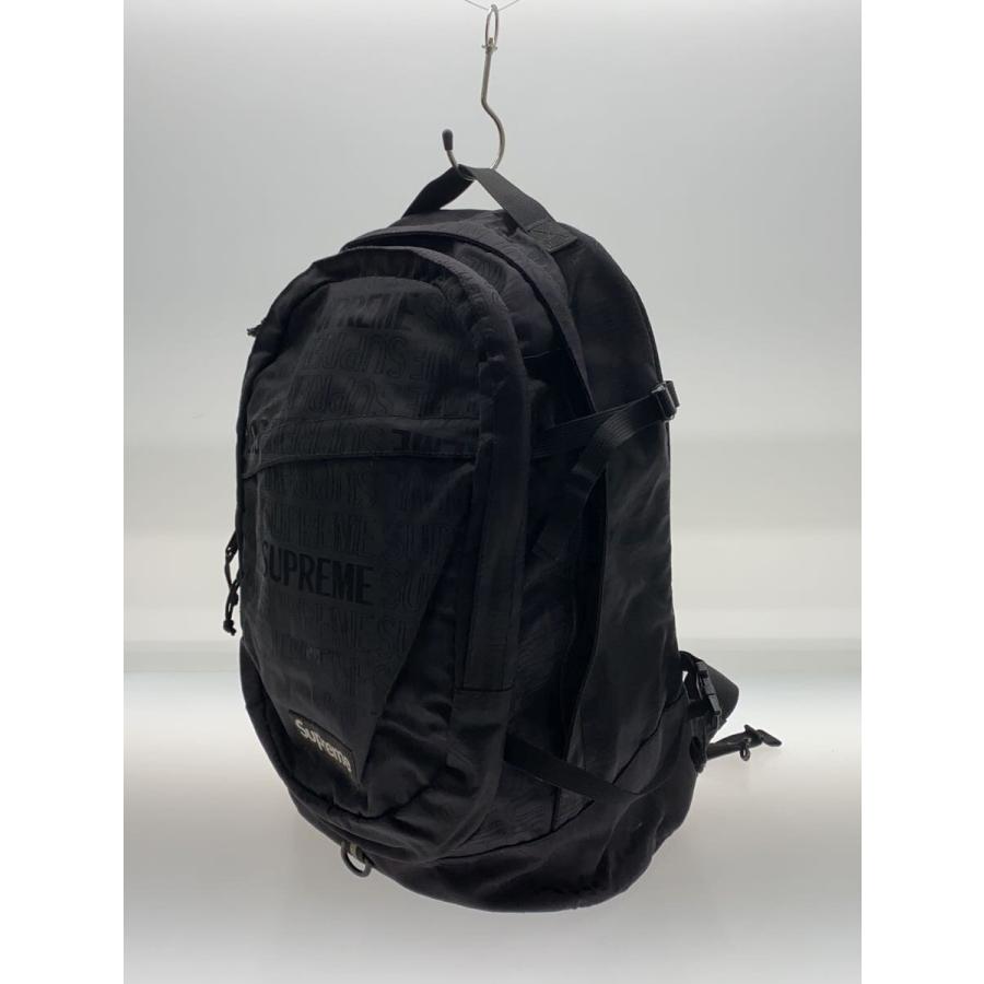 Supreme◇リュック/ナイロン/BLK/19SS/BACKPACK/使用感考慮