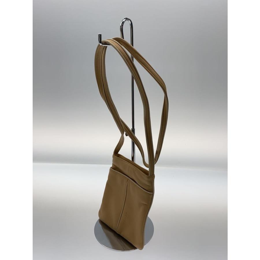 LOEWE レザーショルダーバッグ ベージュ LOEWE◇ショルダーバッグ/レザー/BEG/ベージュ/ロエベ/ナッパ