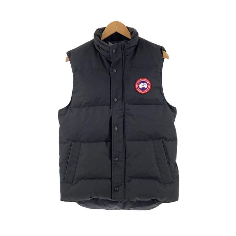   ダウンベスト ギャルソン 黒 Sサイズ CANADA GOOSE◇GARSON VEST/ダウンベスト/S/ポリエステル/BLK/4151M