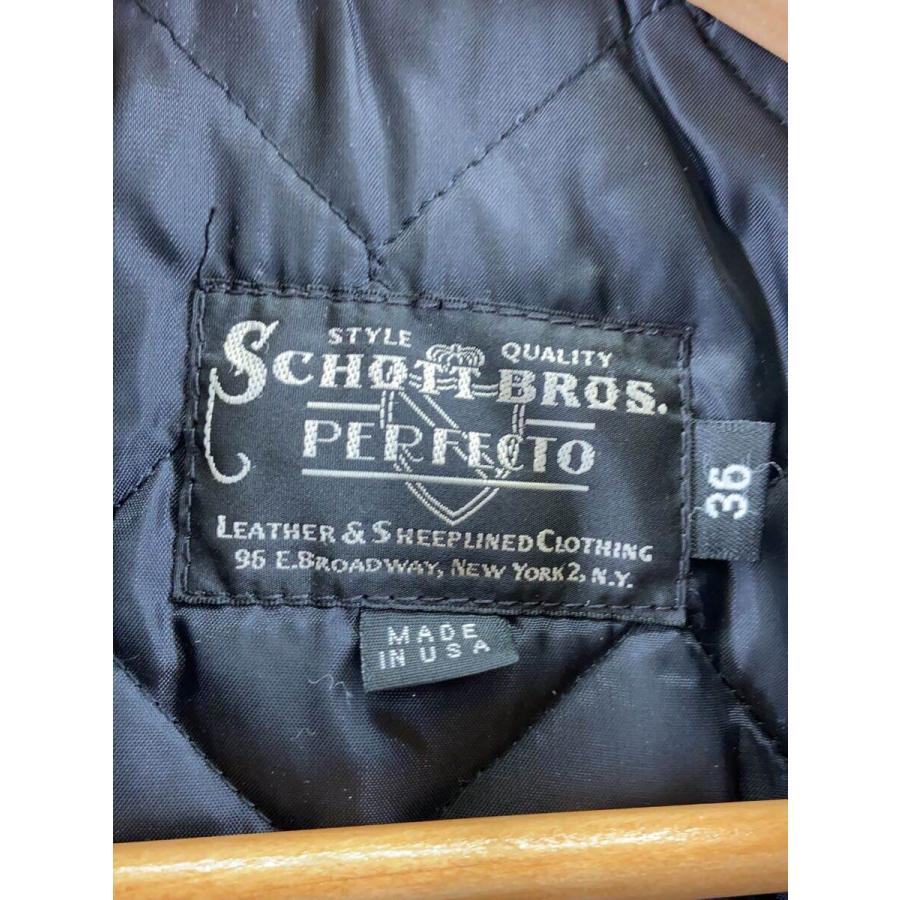 美品 Schott ナバホ ブランケット ワンスター ダブルライダース 40 Schott◇ダブルライダースジャケット/36/レザー/BLK/ネイティブ/7456