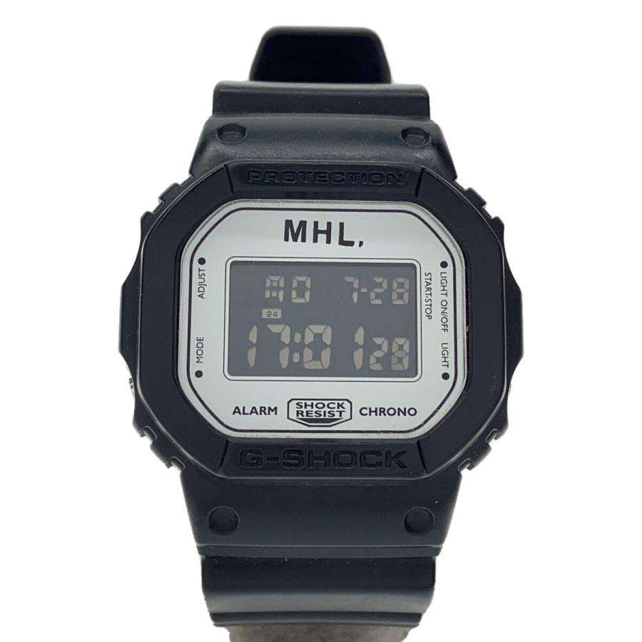 新品未使用 CASIO G-SHOCK DW-5600VT マーガレットハウエル CASIO◇カシオ/マーガレットハウエル/腕時計/デジタル/ラバー/WHT/BLK