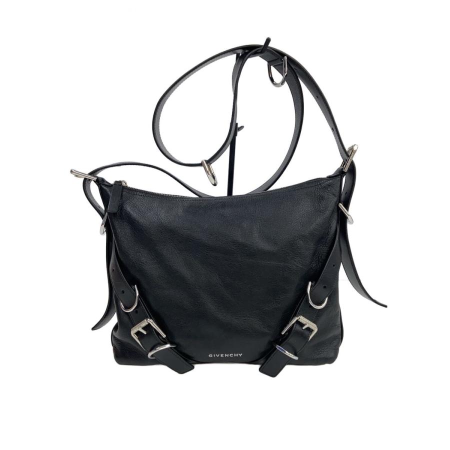 GIVENCHY ブラック ショルダーバッグ Givenchy レザーショルダーバッグ | ブラック | FARFETCH JP