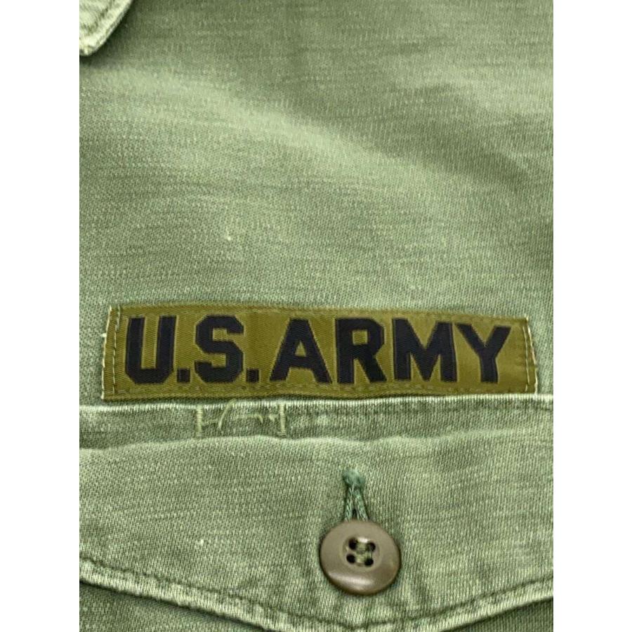 US.ARMY◇60s/OG-107/ユーティリティーシャツ/長袖シャツ/コットン/GRN