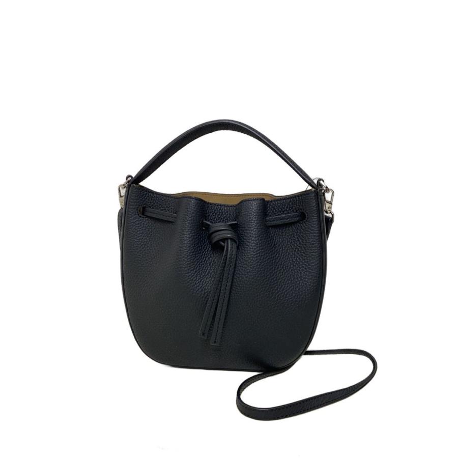 VASIC◇ハンドバッグ/レザー/BLK : セカンドストリートYahoo!店 - 通販