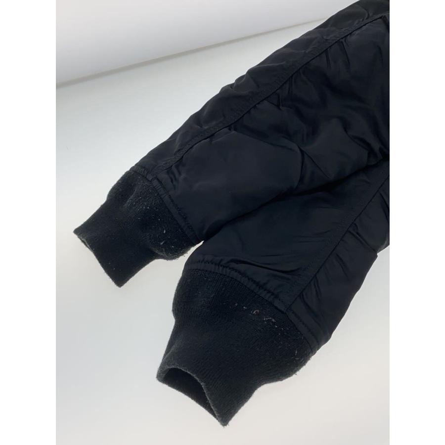 ALPHA INDUSTRIES◇MA-1/USA製/idealジップ/フライトジャケット/XS/BLK