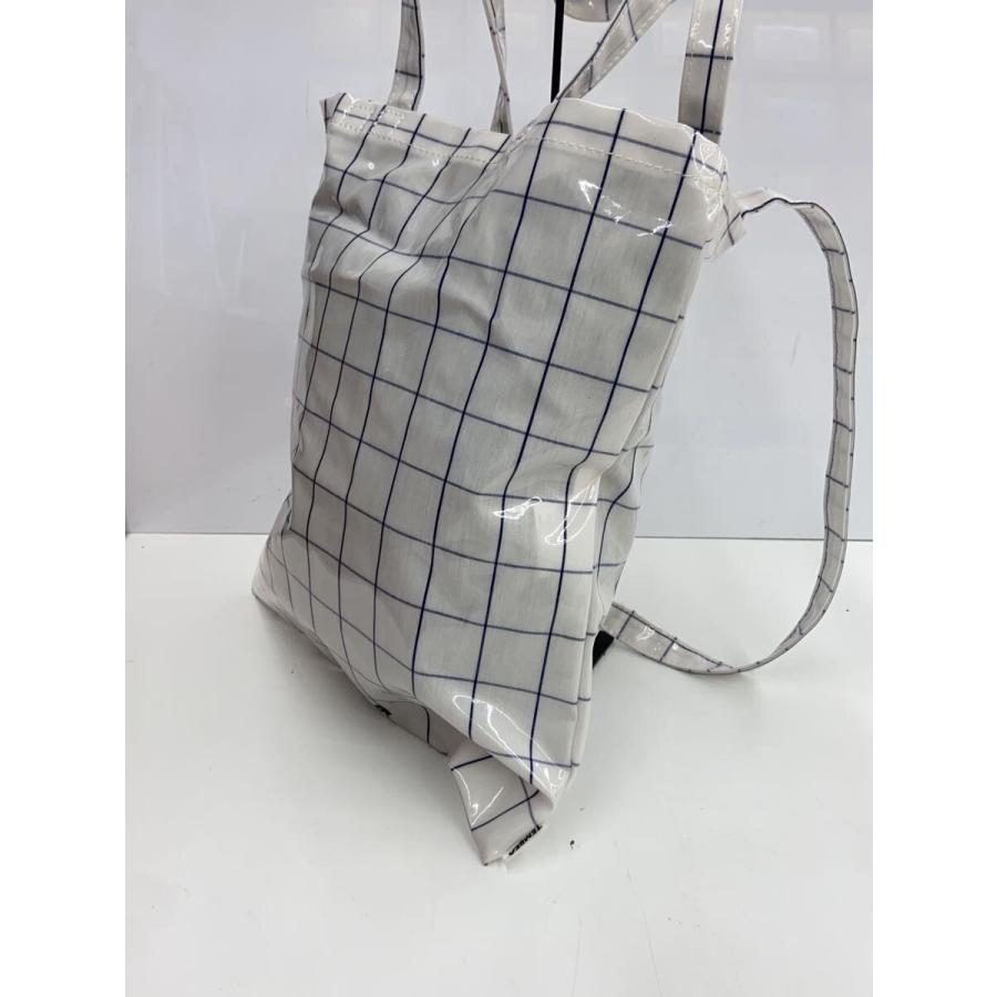 TEMBEA◇3 HANDLE TOTE /トートバッグ/--/WHT/チェック : セカンド 