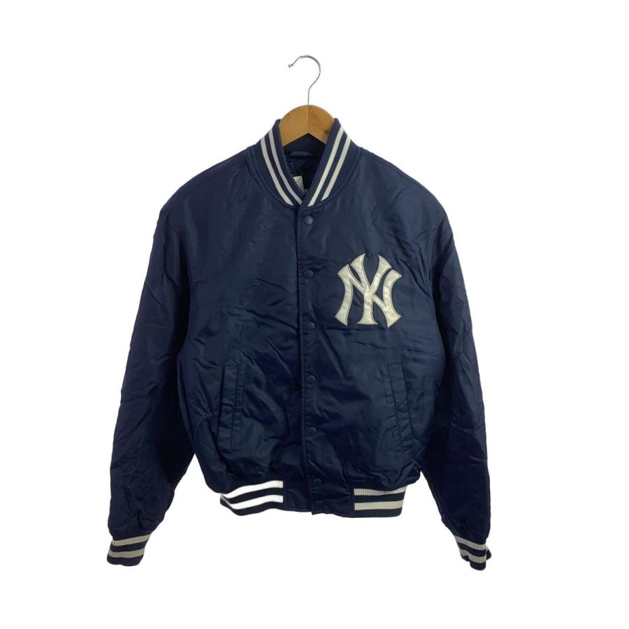 NEW ERA◇スタジャン/XS/ナイロン/NVY/ネイビー/紺/ヤンキース