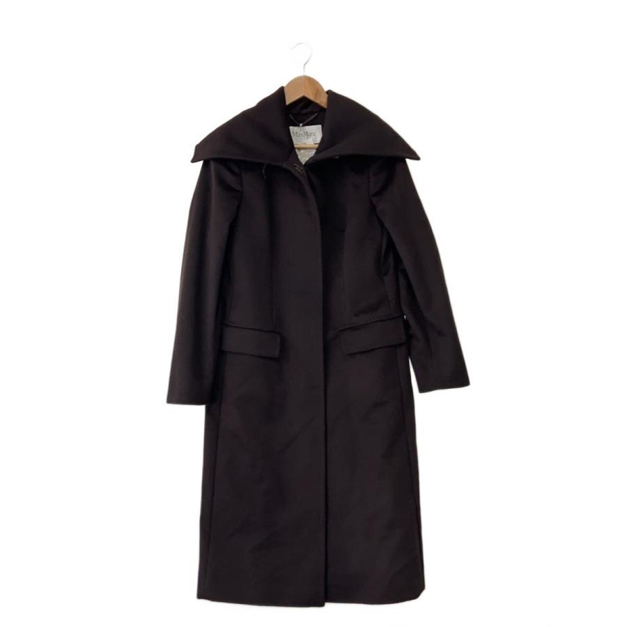マックスマーラ Max Mara ウール コート MAX MARA◇マックスマーラ/コート/42/ウール/ブラウン/無地/10161493