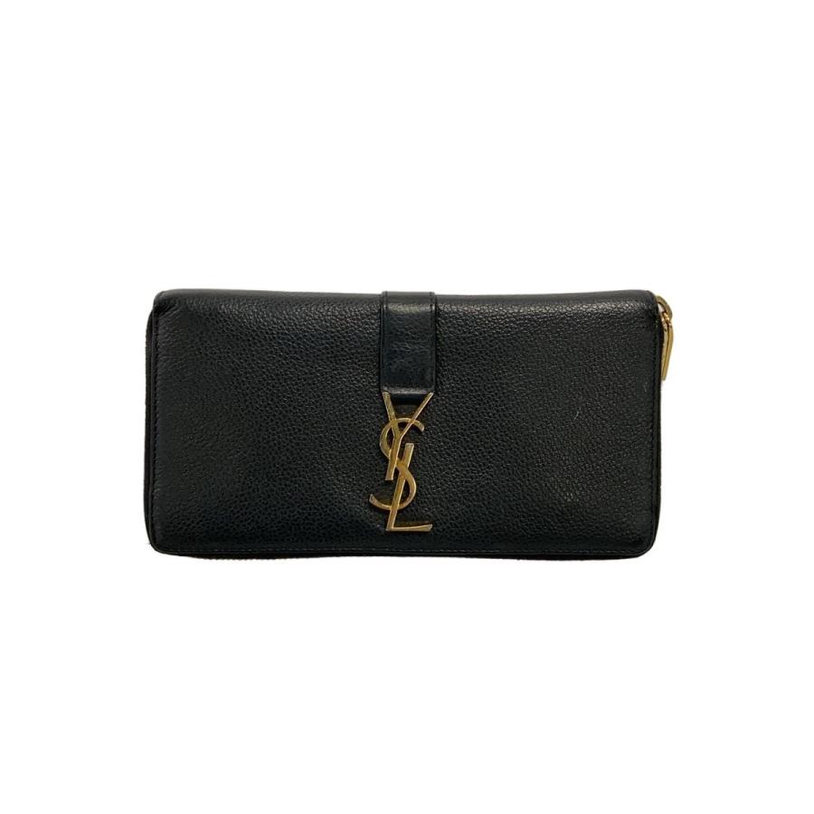 kimi SAINT LAURENT 長財布 SAINT LAURENT◇長財布/--/BLK/メンズ/INN414570// : セカンド
