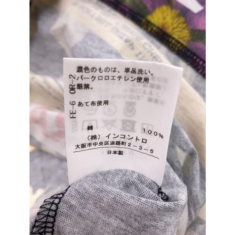 Vivienne Westwood◇Tシャツ/38/コットン/BLK/花柄/anglomania