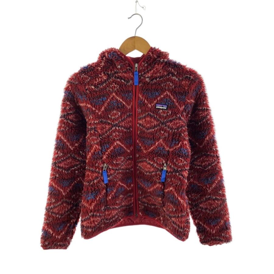 patagonia◇フリースジャケット/S/ポリエステル/RED/総柄/23065FA13