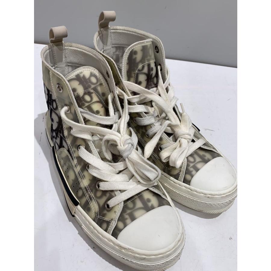 Christian Dior◆ハイカットスニーカー/38/WHT/b23