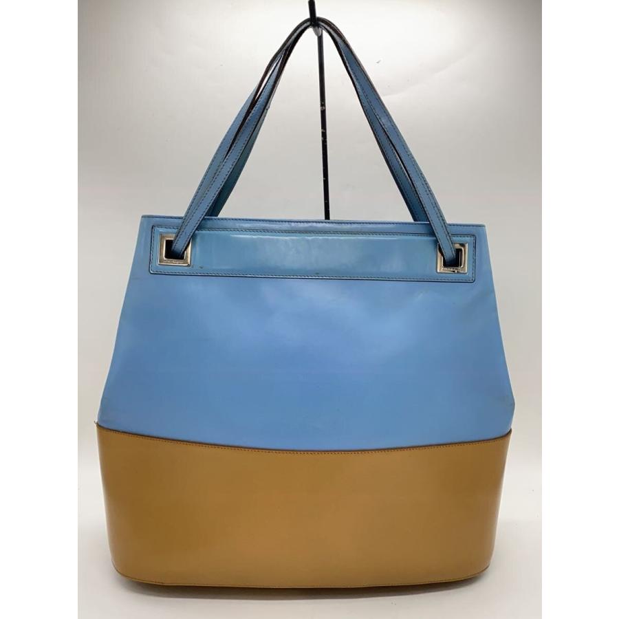 Salvatore Ferragamo◇トートバッグ/レザー/BLU/au-21-1336