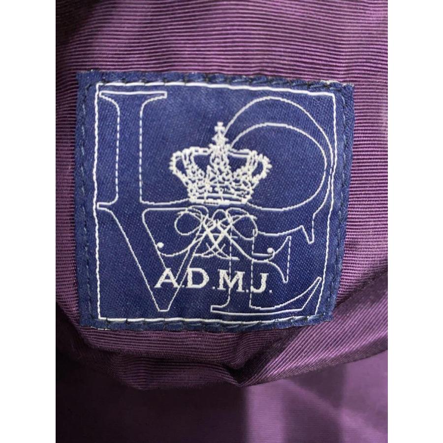 A.D.M.J.◇トートバッグ/レザー/GRY/スワロフスキー - その他 A.D.M.J.◇トートバッグ/レザー/GRY/スワロフスキー - その他