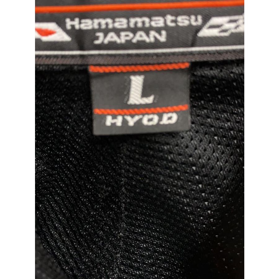 HYOD◇スポーツウェアー/L/BLK/バイクパンツ/レザーパンツ/膝あて付